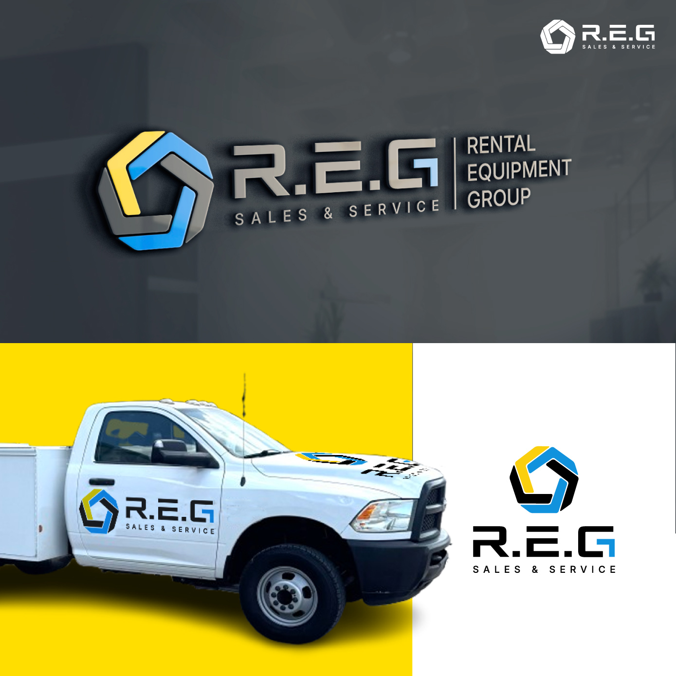 Logo Design by Radsky17 for Rental Equipment Group, LLC  | Design #36816887