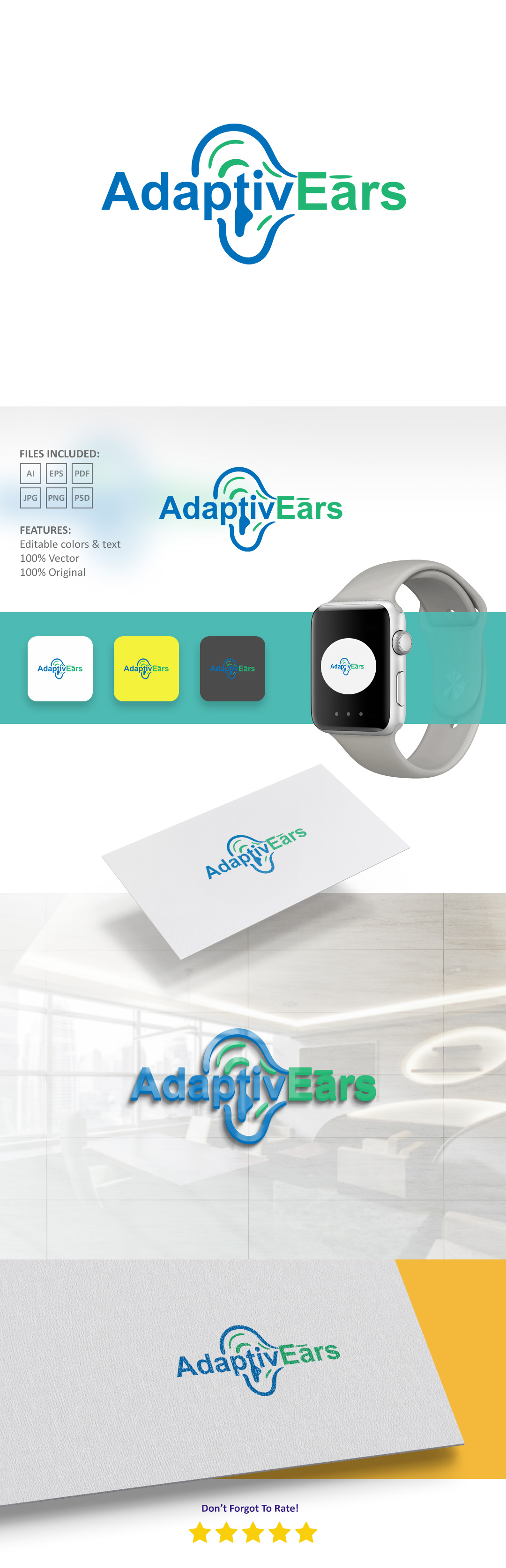 Logo-Design von VectorForge für AdaptivEars | Design #36800336