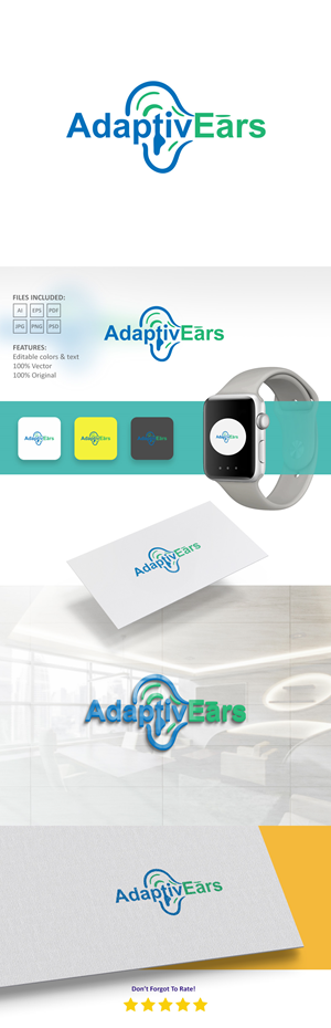 Logo-Design von VectorForge für AdaptivEars | Design: #36800336