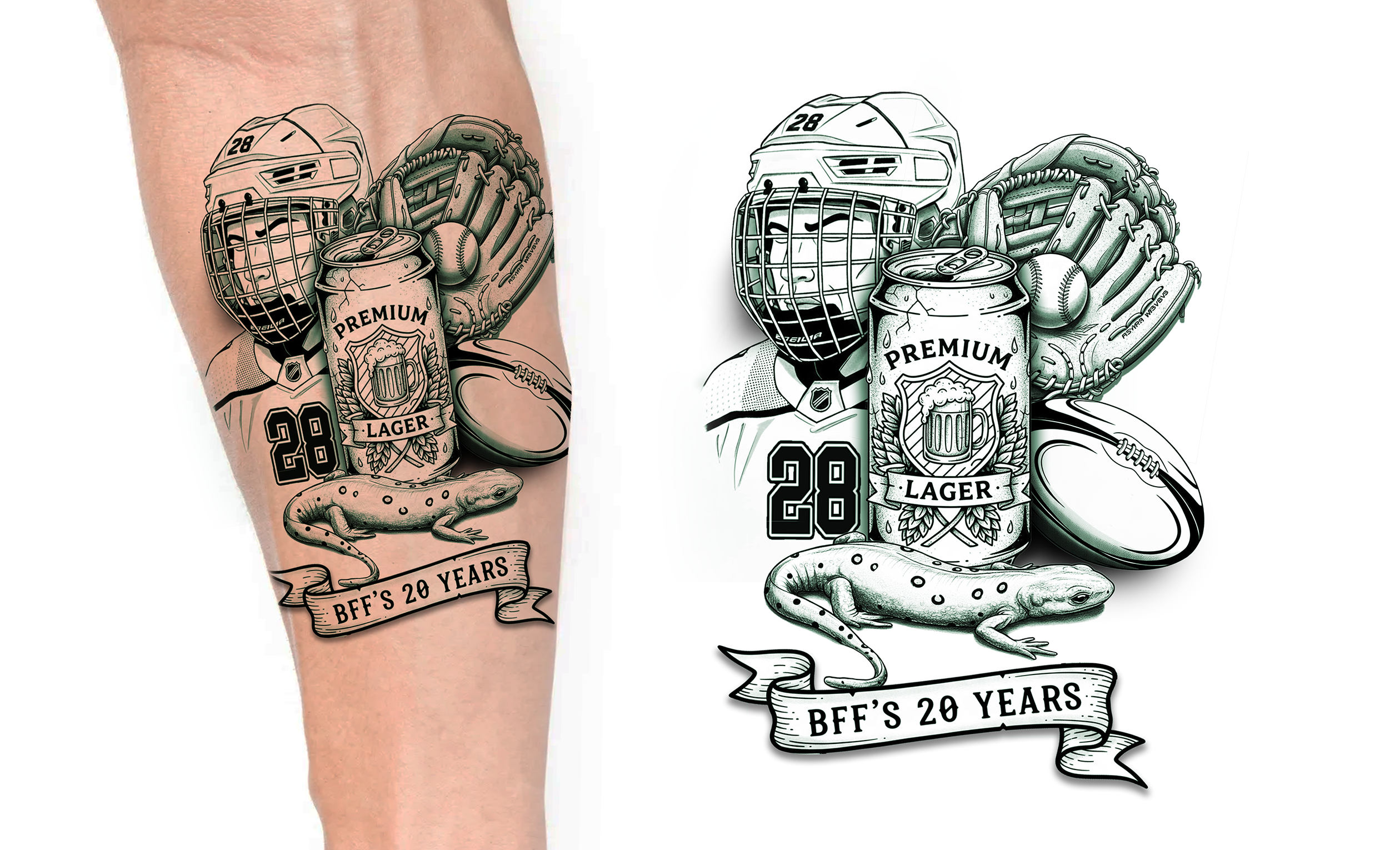 Tattoo Design by JKIANN08 for this project | Design #36816160