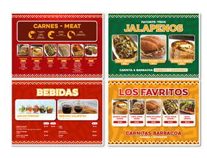 Menü-Design von zero creative für dieses Projekt | Design #36807048