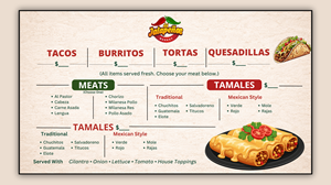 Menü-Design von Custom A für dieses Projekt | Design #36804156