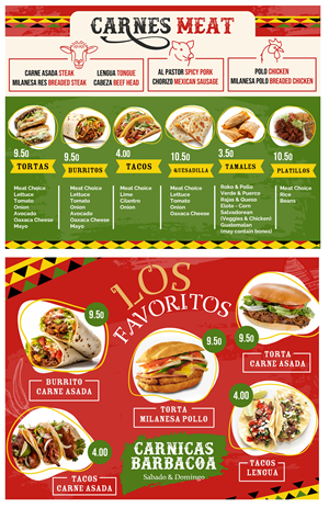 Menü-Design von ordelya.nicole für dieses Projekt | Design #36811655