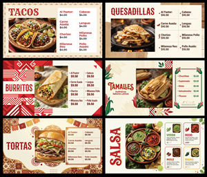 Menü-Design von eleven für dieses Projekt | Design #36810606