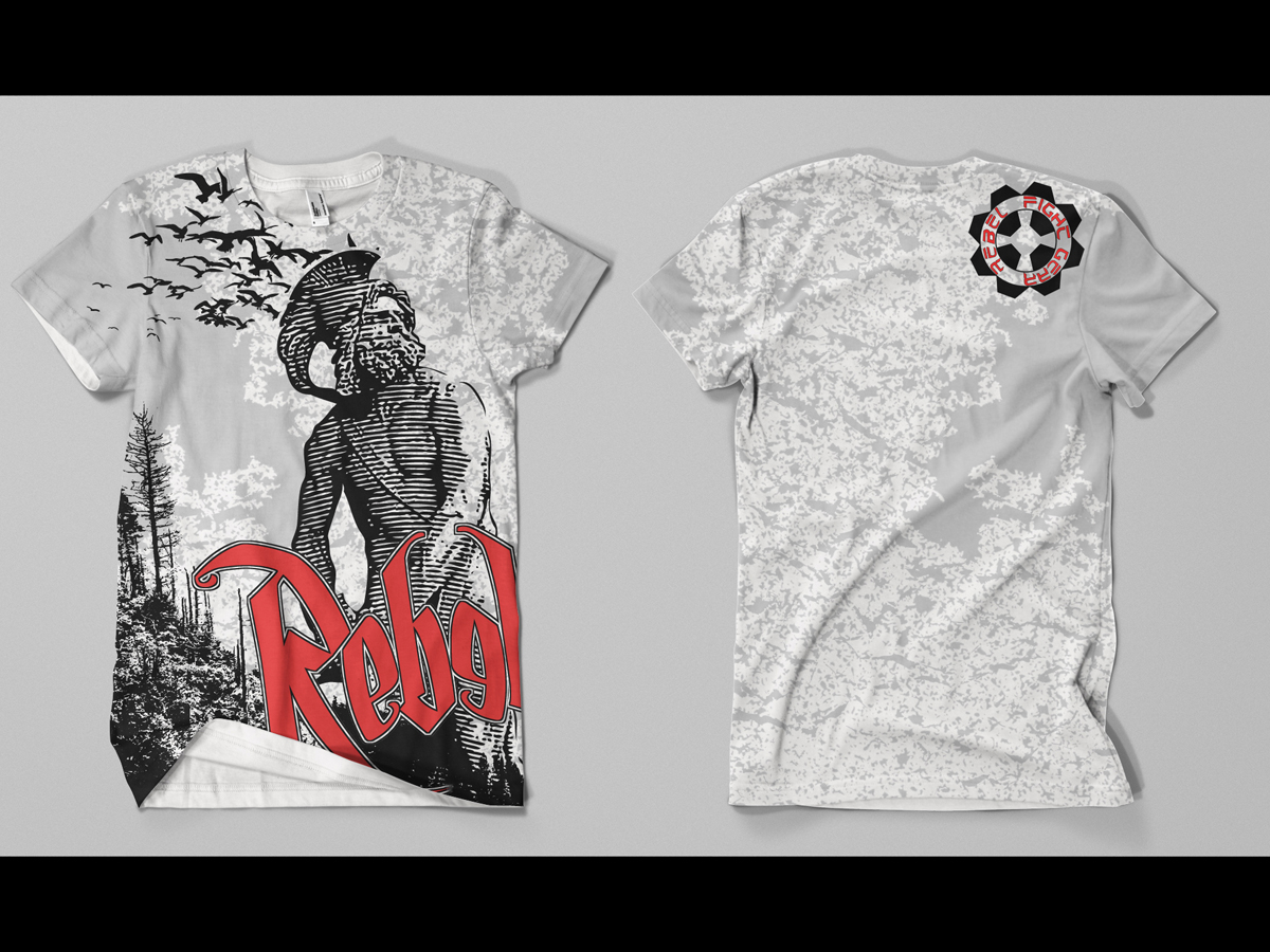 Diseño de Camiseta por Rolando Lemy Hernandez-Castro para Rebel Fight Gear | Diseño: #69328