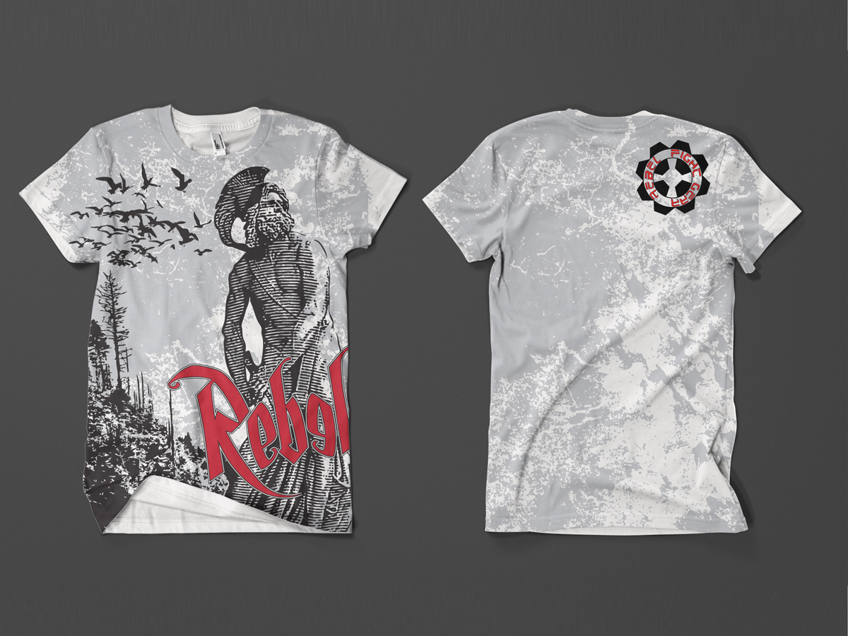 Diseño de Camiseta por Rolando Lemy Hernandez-Castro para Rebel Fight Gear | Diseño #74577
