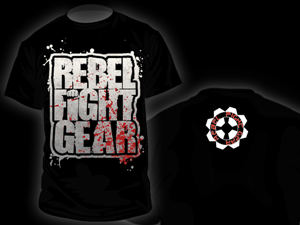 T-shirt Design by Jonny Mayhem Designs for Rebel Fight Gear | Design #72517