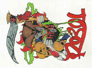 T-shirt Design by n/a for Rebel Fight Gear | Design #73629
