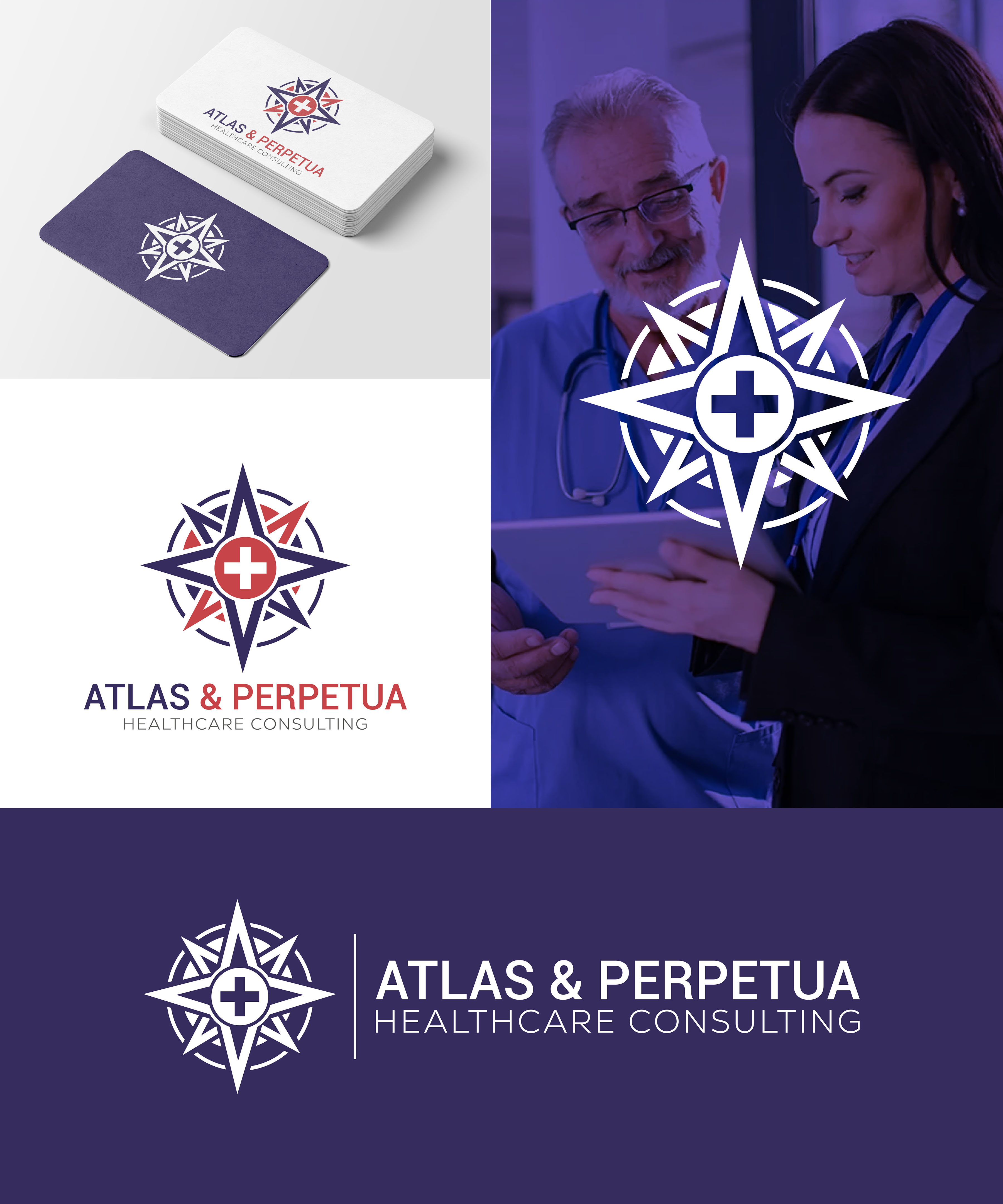 Logo-Design von yellowdot für Atlas & Perpetua Healthcare Consulting | Design #36802207