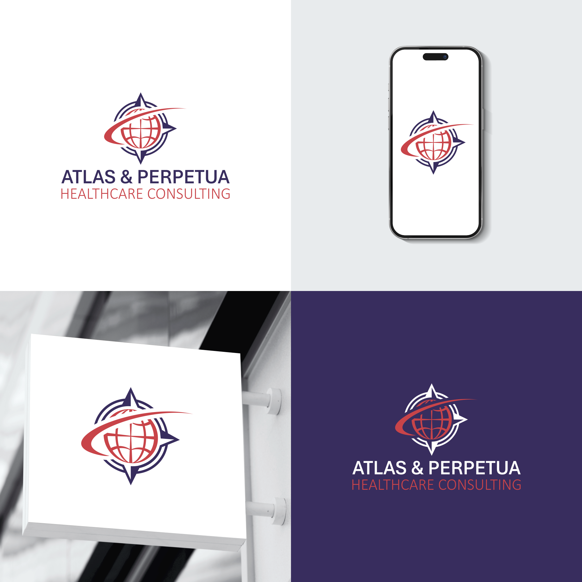 Logo Design by Royco for Atlas & Perpetua Healthcare Consulting | Design #36811632