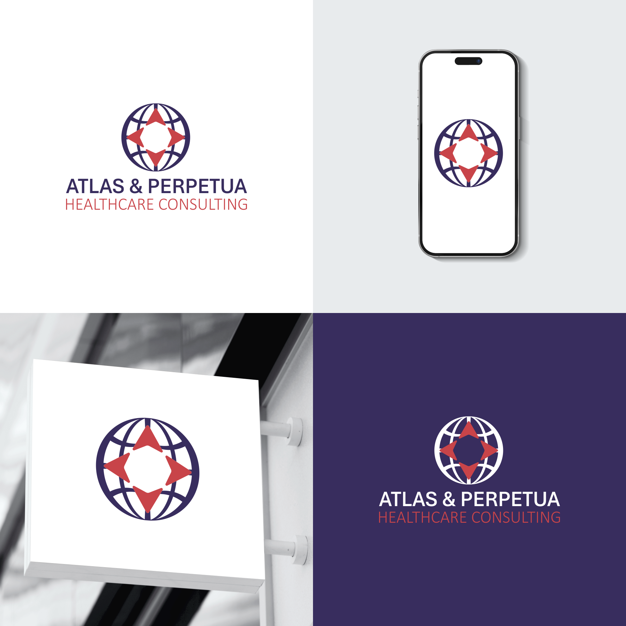 Logo Design by Royco for Atlas & Perpetua Healthcare Consulting | Design #36811633