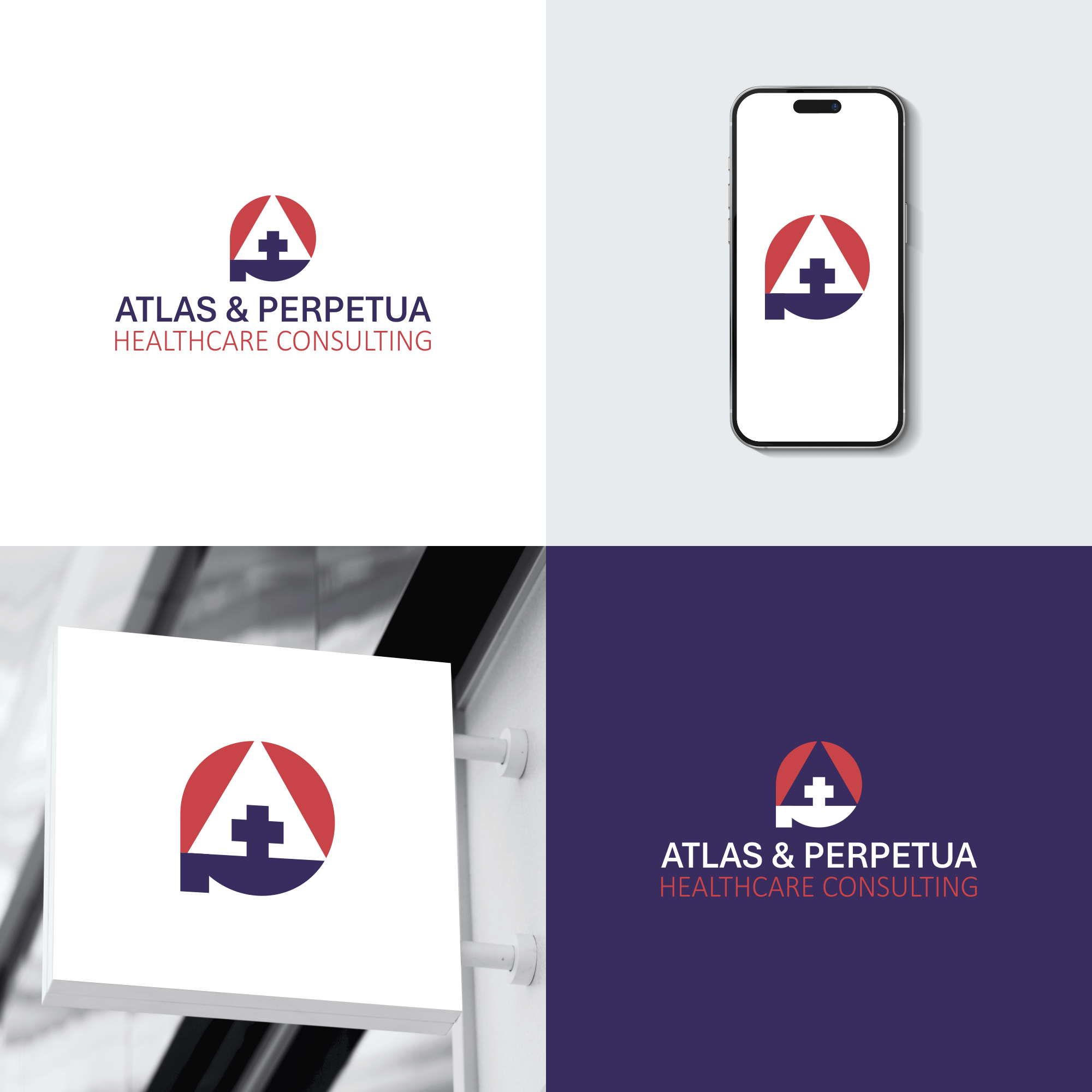 Logo Design by Royco for Atlas & Perpetua Healthcare Consulting | Design #36811690