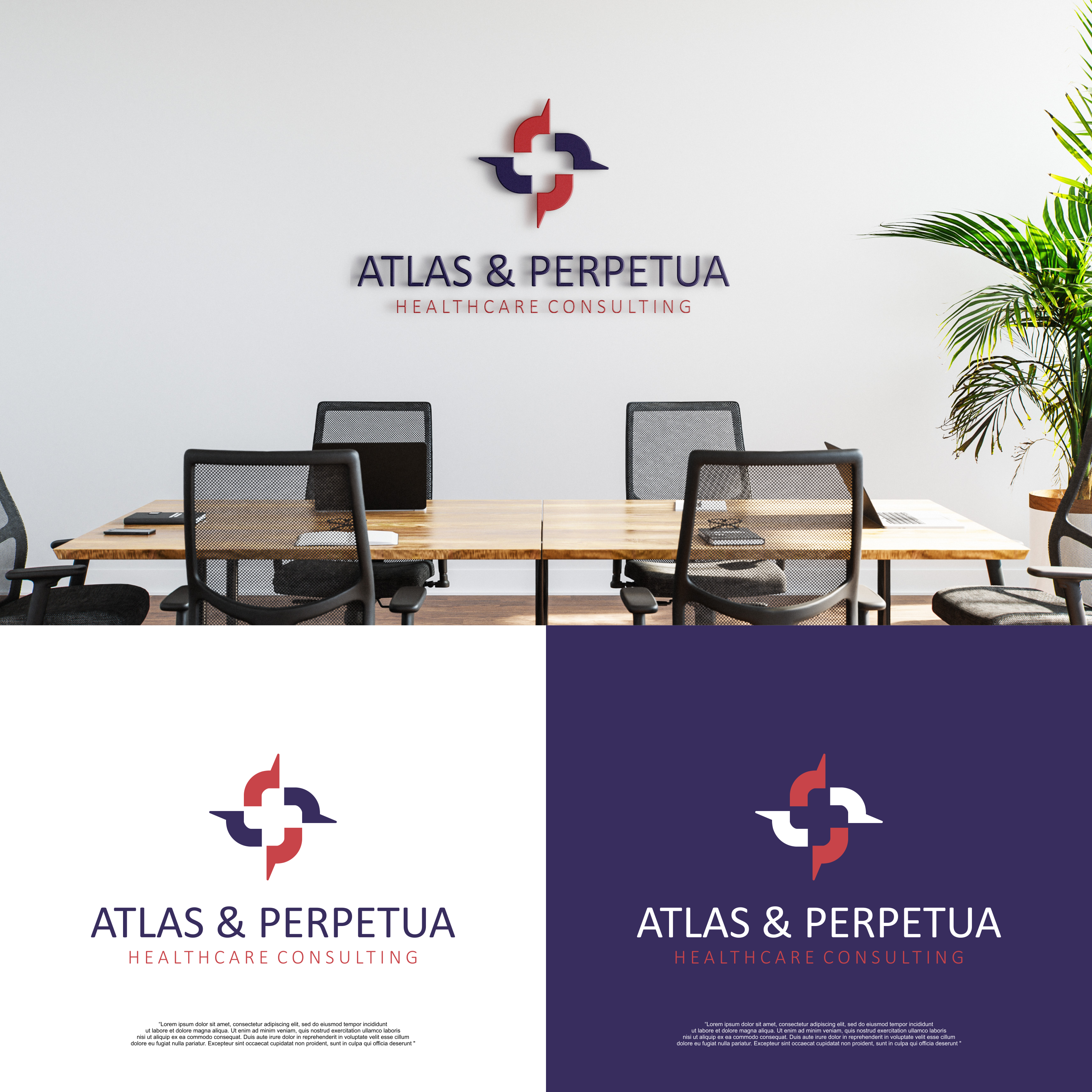 Logo Design by syad666 for Atlas & Perpetua Healthcare Consulting | Design #36802233