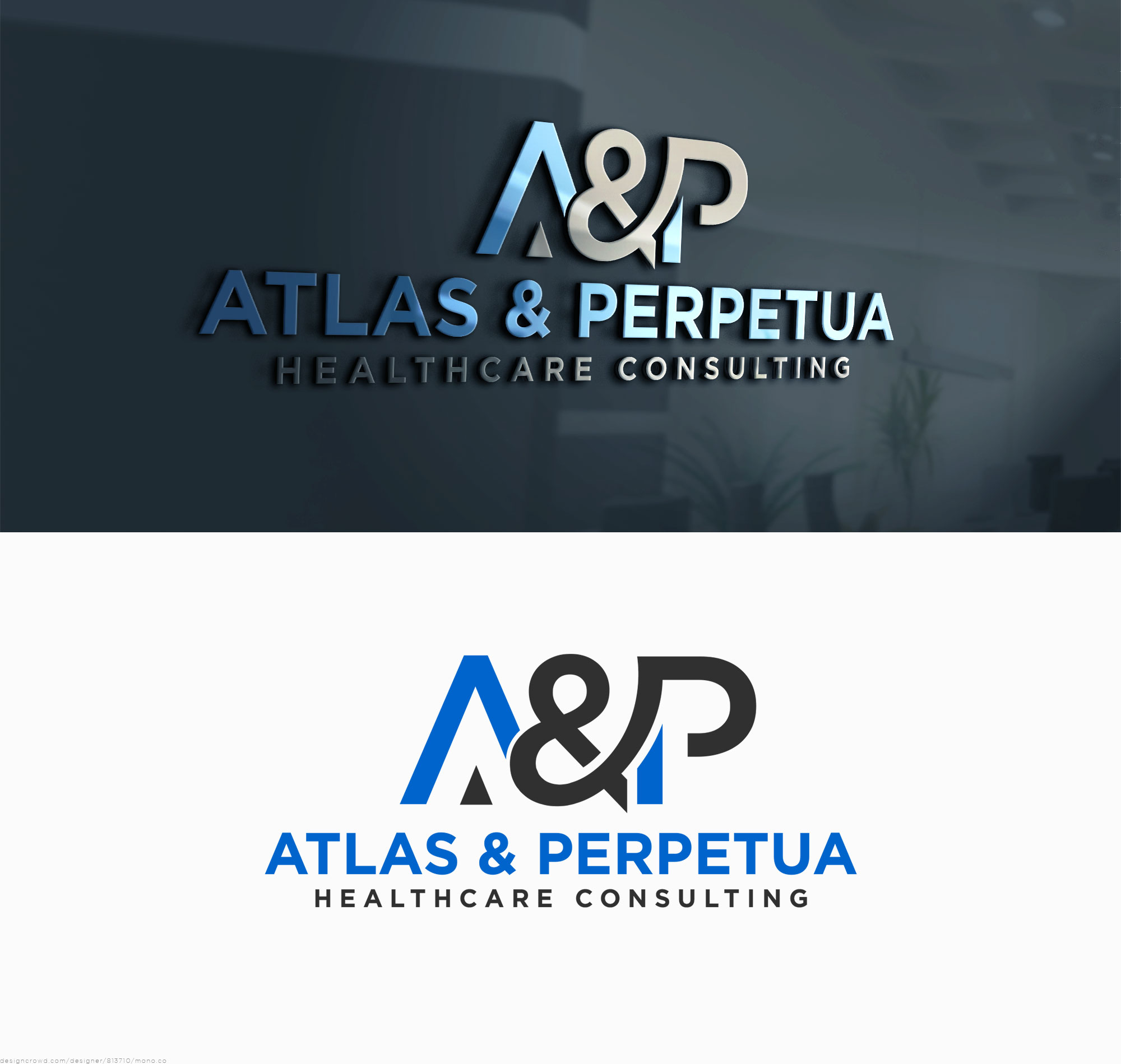 Logo Design by Pen_art0 for Atlas & Perpetua Healthcare Consulting | Design #36809323