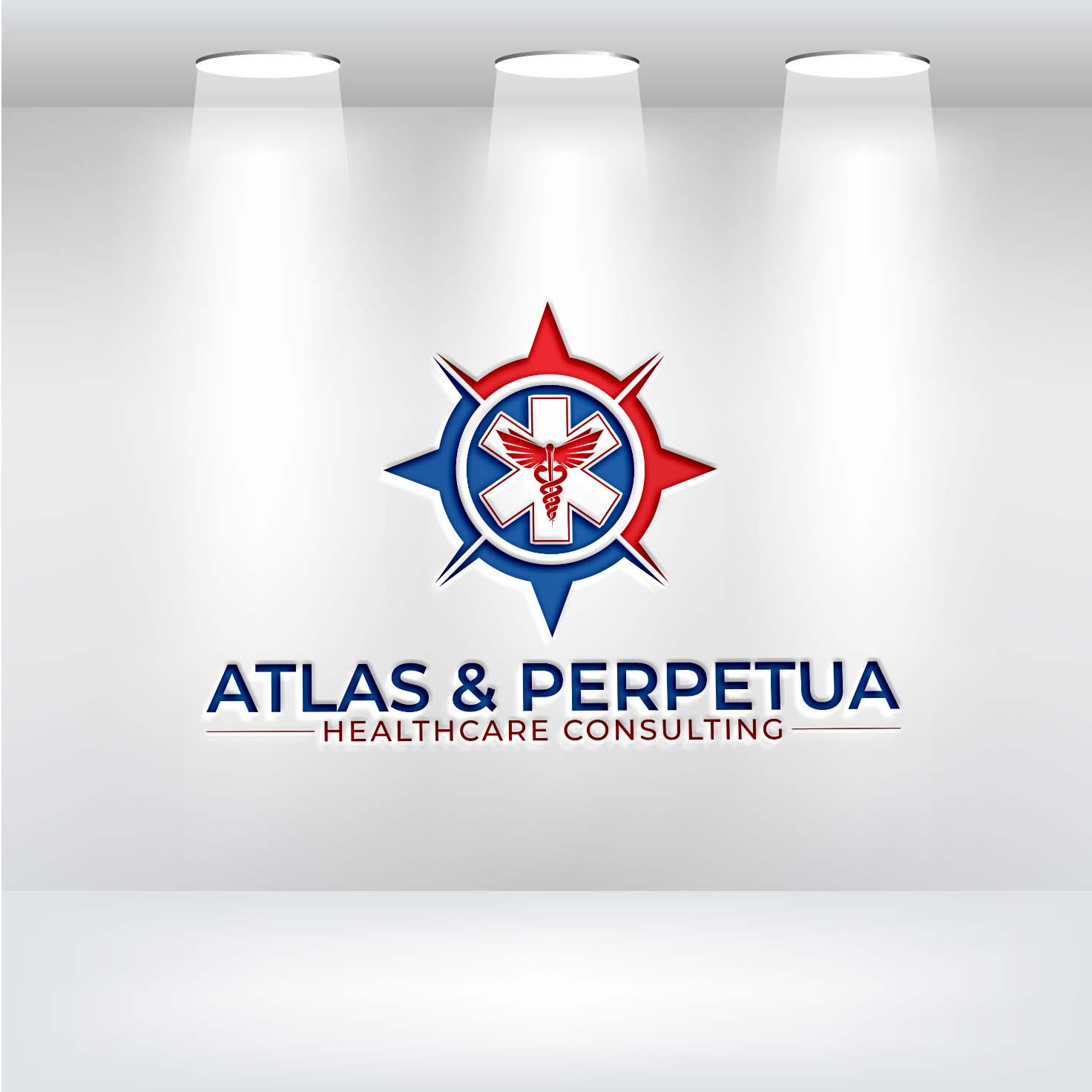 Logo Design by HaveTake for Atlas & Perpetua Healthcare Consulting | Design #36810526