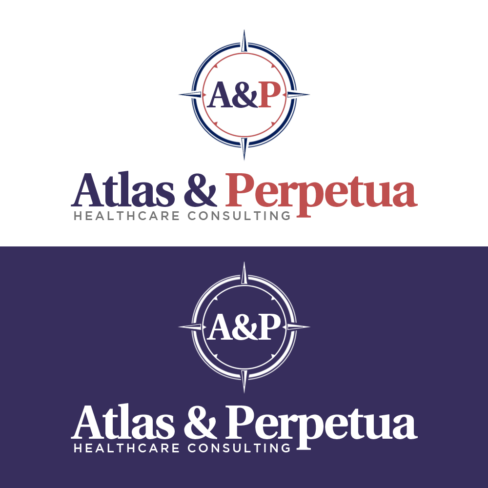 Logo Design by James S. for Atlas & Perpetua Healthcare Consulting | Design #36801727