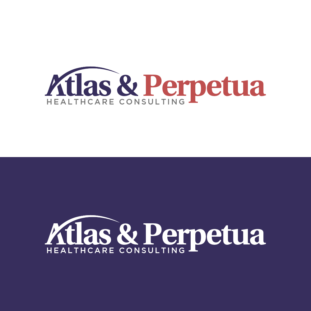Logo Design by James S. for Atlas & Perpetua Healthcare Consulting | Design #36801728