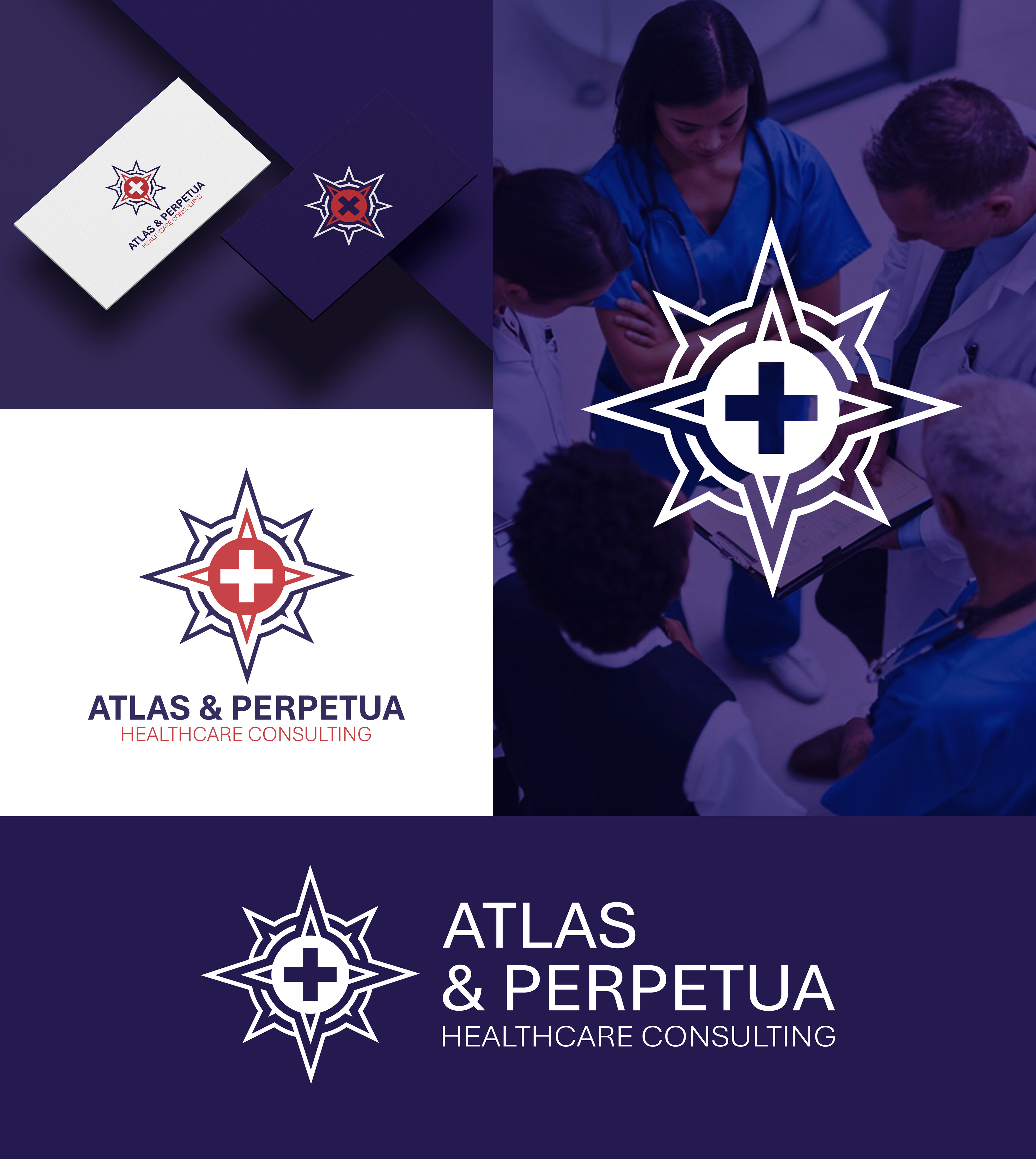 Logo-Design von aexoagency für Atlas & Perpetua Healthcare Consulting | Design #36802022