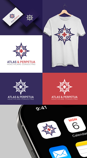 Logo-Design von aexoagency für Atlas & Perpetua Healthcare Consulting | Design: #36802059