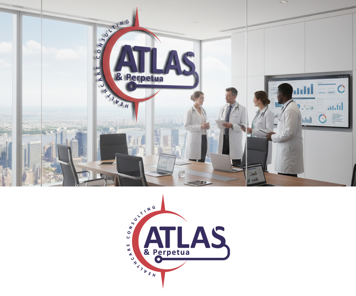 Logo-Design von Ansh Design für Atlas & Perpetua Healthcare Consulting | Design #36804323