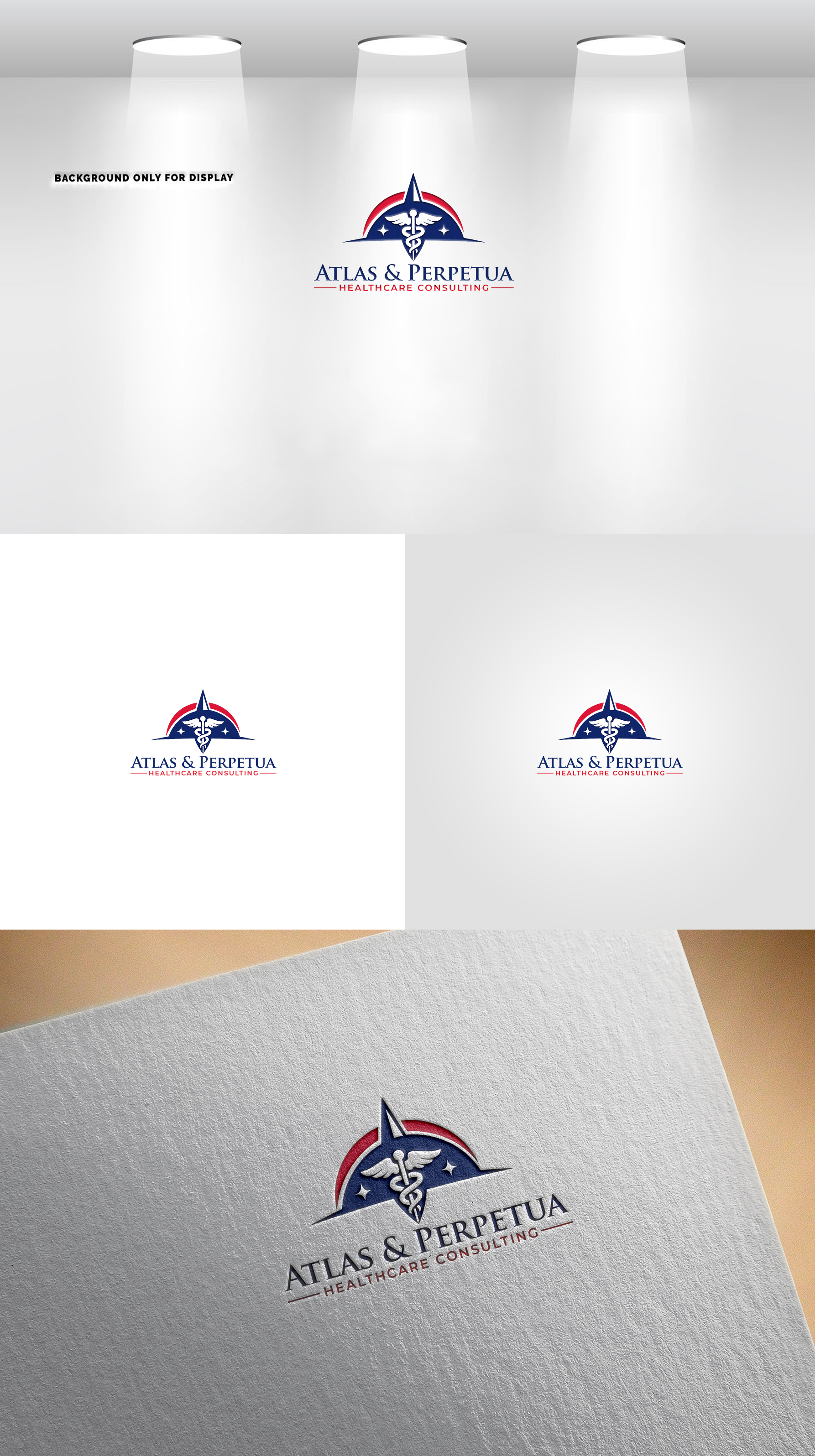 Logo-Design von Soonia für Atlas & Perpetua Healthcare Consulting | Design #36803270