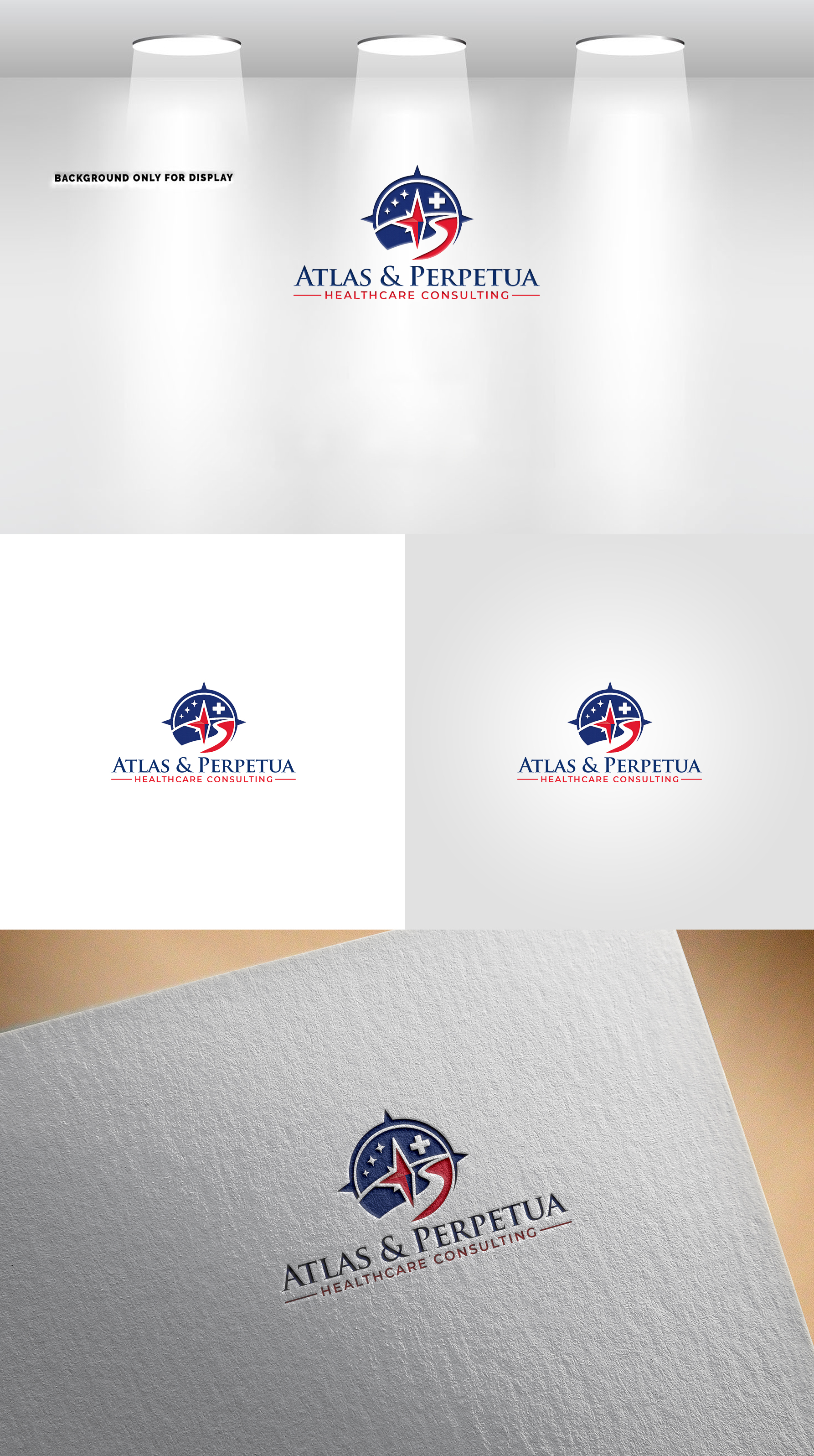 Logo-Design von Soonia für Atlas & Perpetua Healthcare Consulting | Design #36803271
