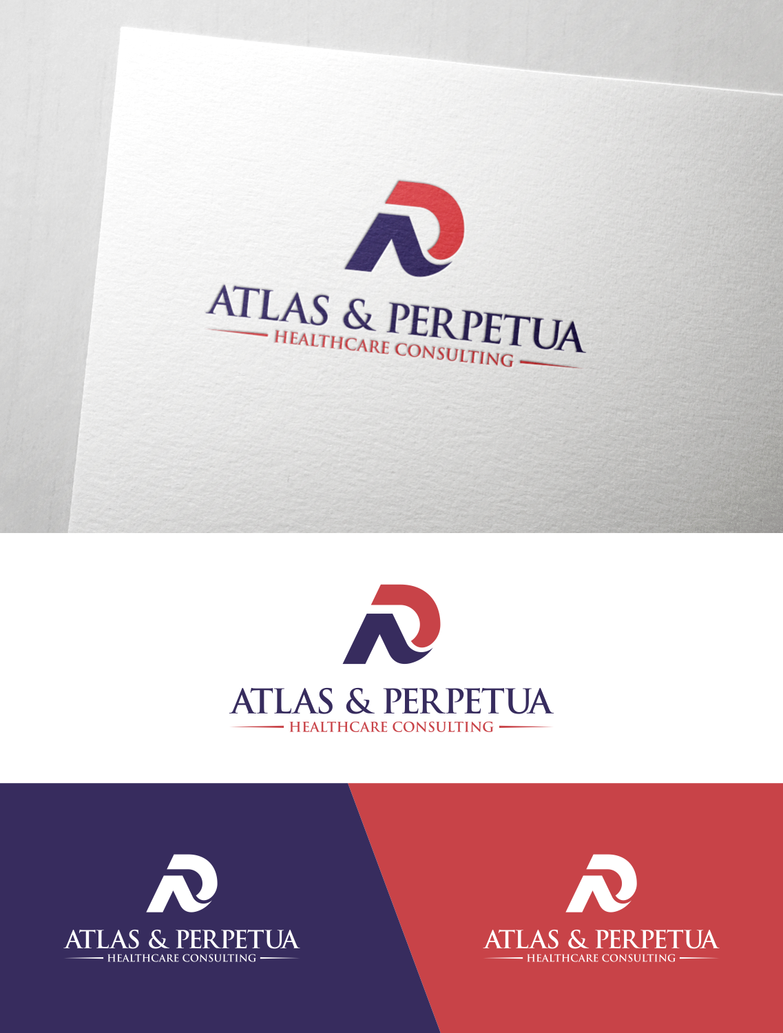 Logo Design by robbyart0809 for Atlas & Perpetua Healthcare Consulting | Design #36808767