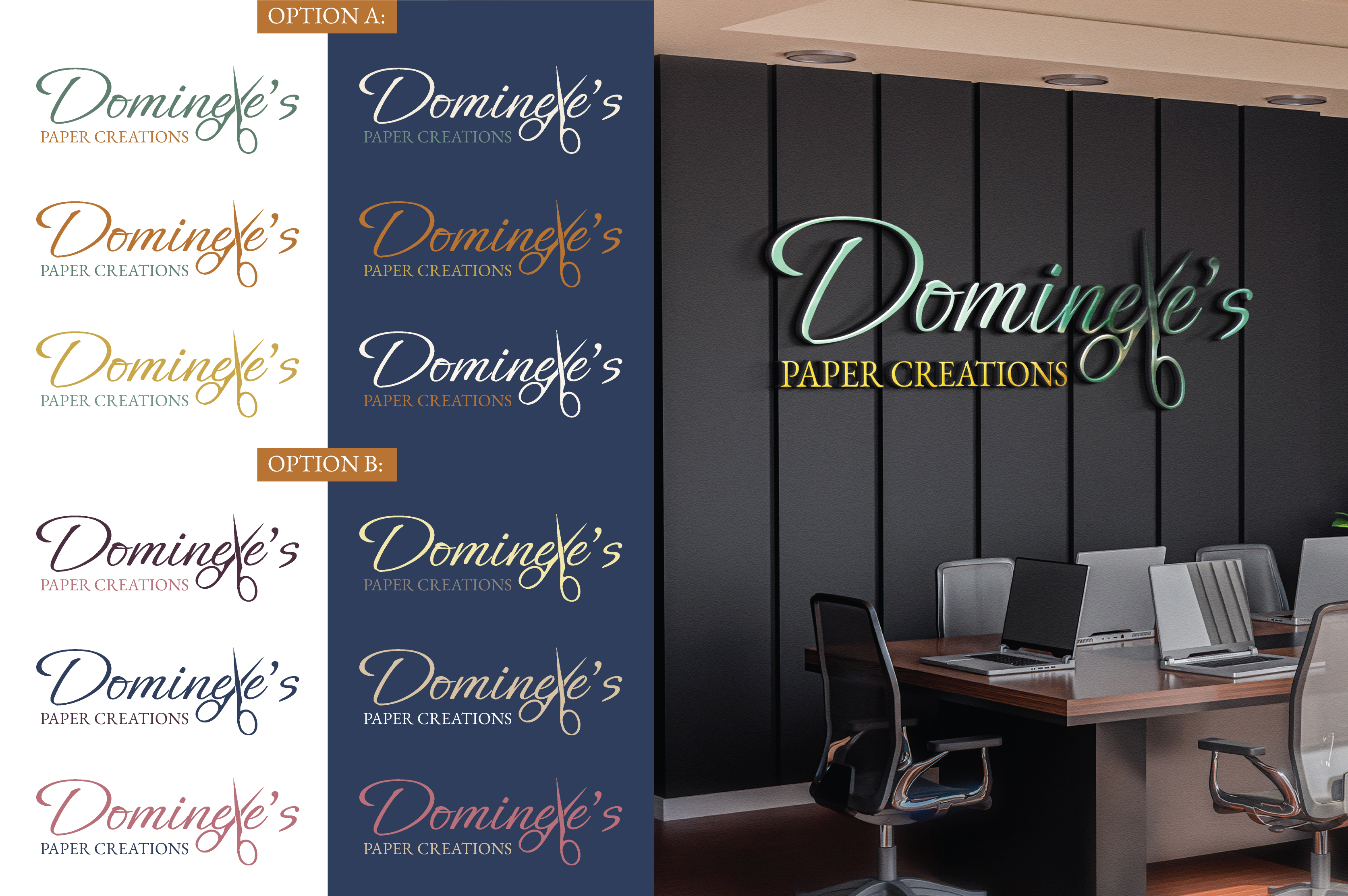 Design de Logo par Impressive Designs pour Dominelle's Paper Creations | Design #36812045