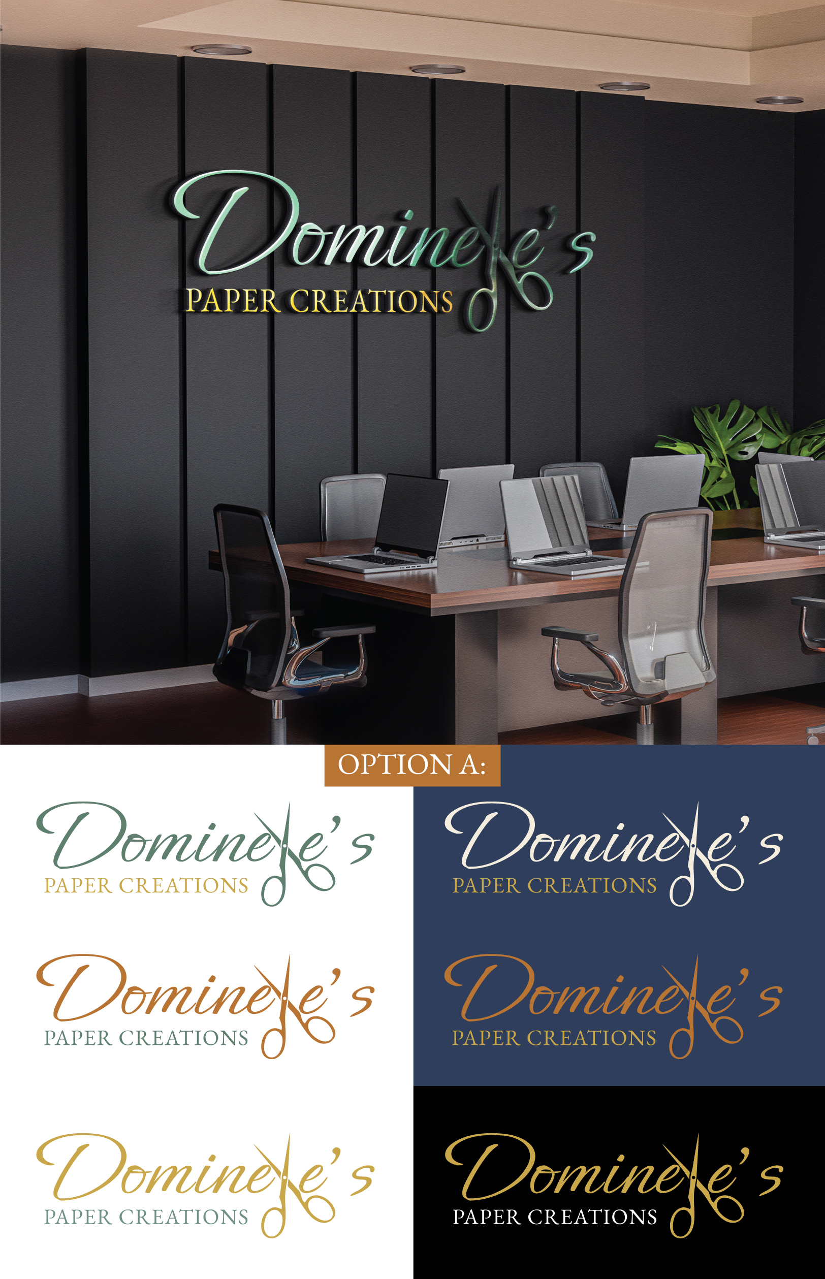 Design de Logo par Impressive Designs pour Dominelle's Paper Creations | Design #36816982