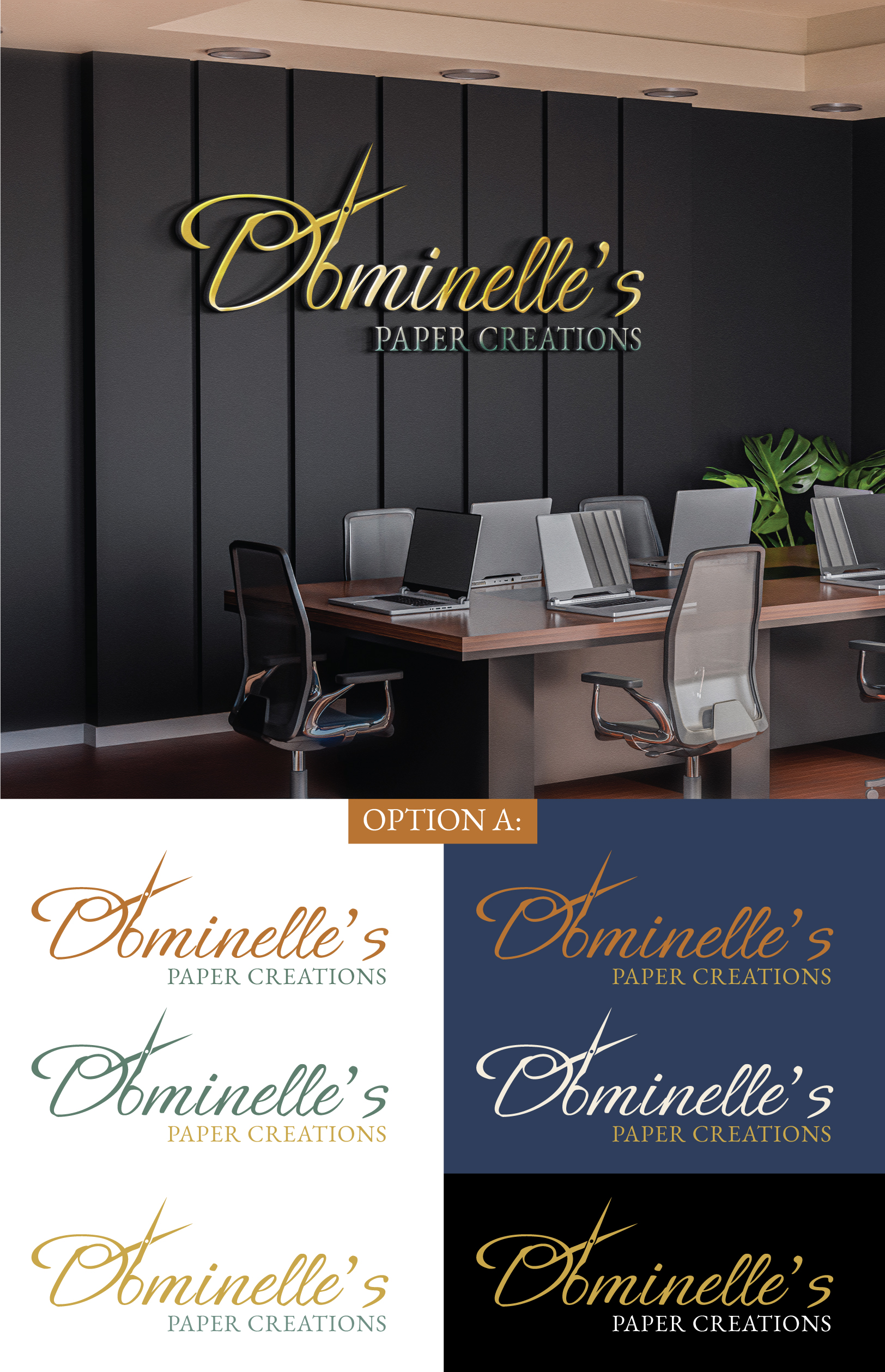 Design de Logo par Impressive Designs pour Dominelle's Paper Creations | Design #36816983