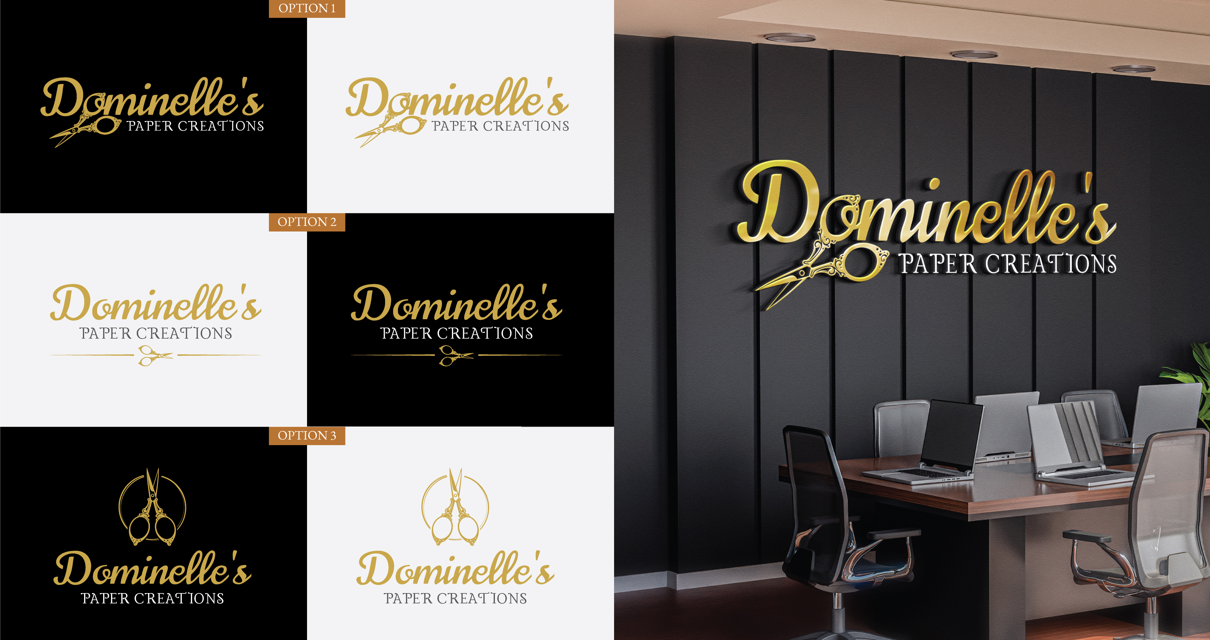 Design de Logo par Impressive Designs pour Dominelle's Paper Creations | Design #36816984