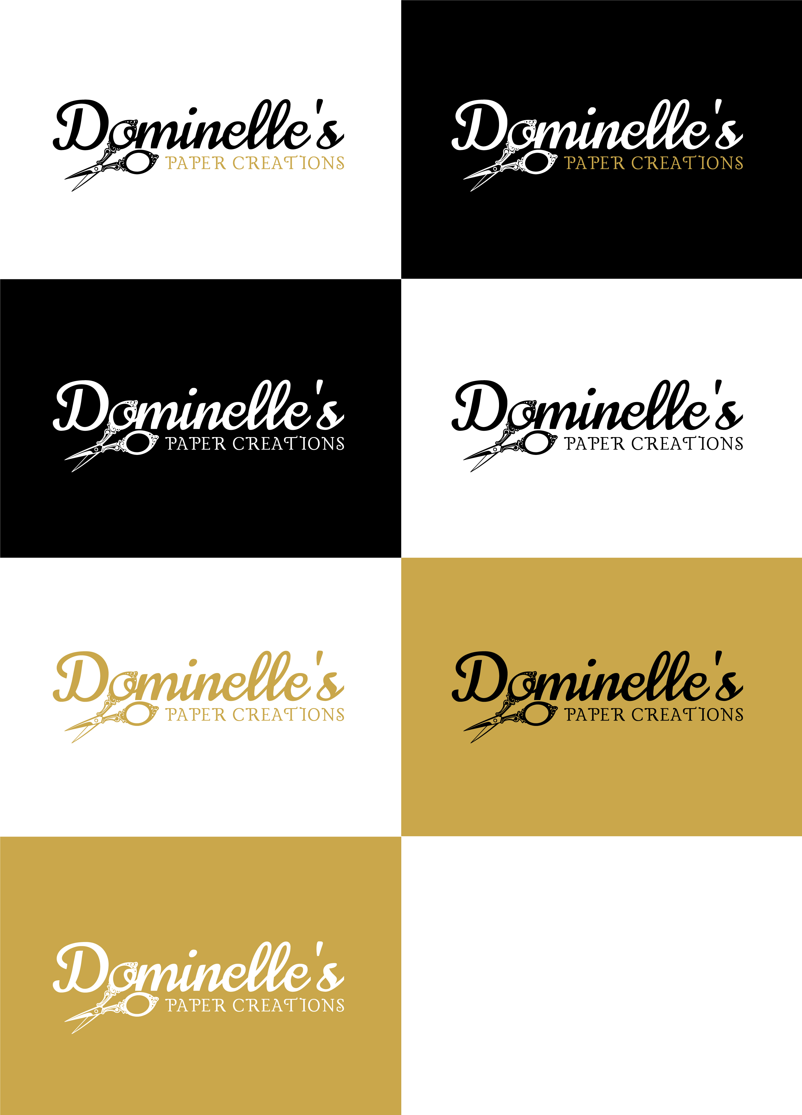 Logo Design by Impressive Designs for Dominelle's Paper Creations | Design #36834494