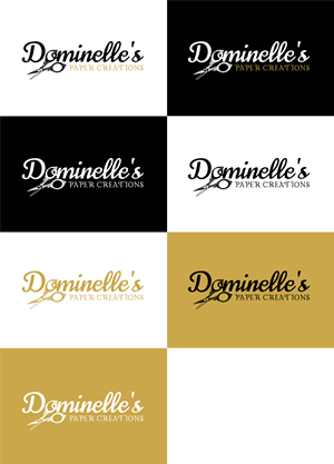 Logo Design by Impressive Designs for Dominelle's Paper Creations | Design: #36834494