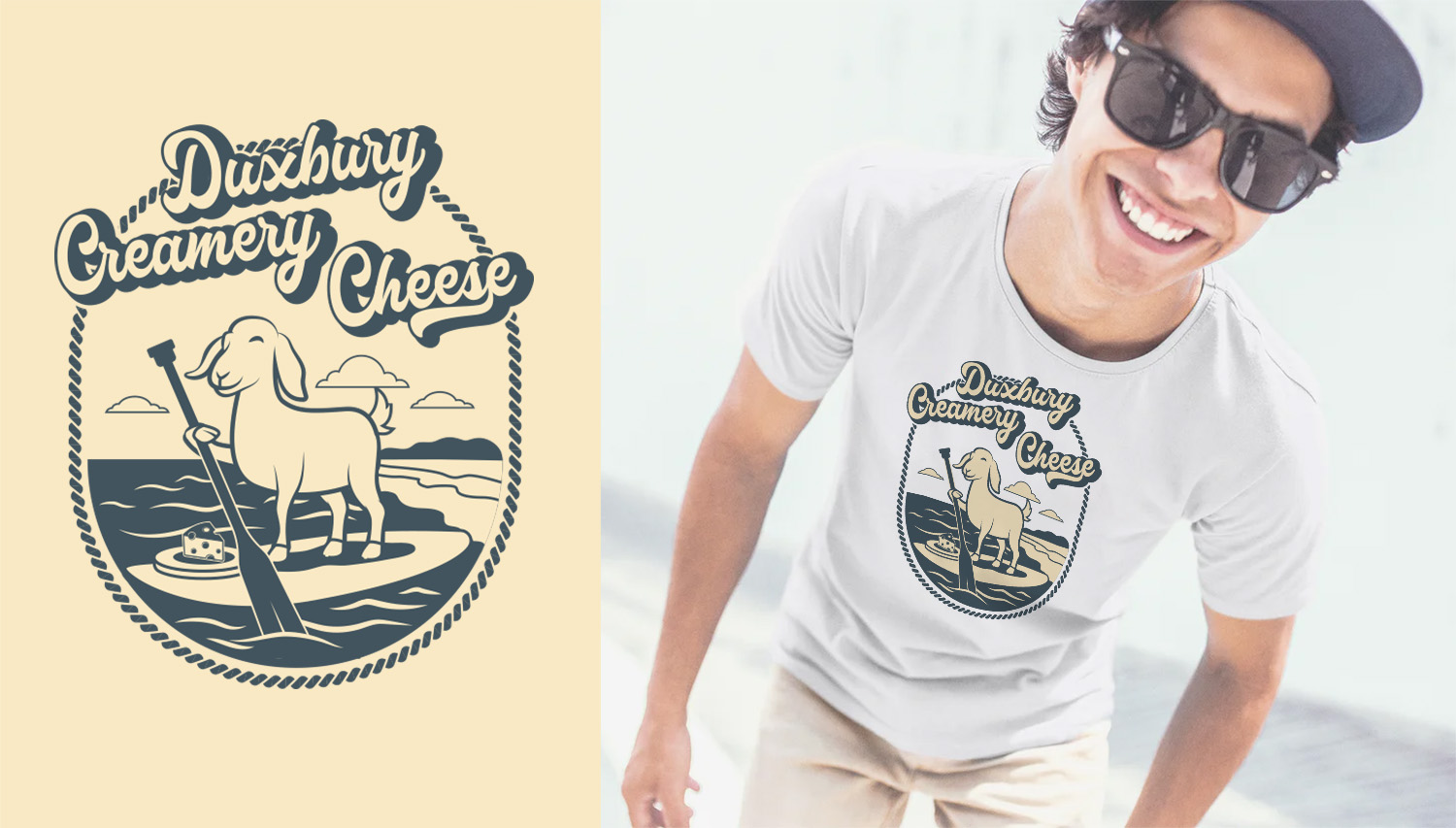 T-shirt Design by KickArt for Duxbury Creamery LLC | Design #36839064