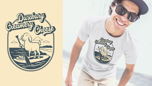 T-Shirt-Design von KickArt für Duxbury Creamery LLC | Design: #36839064