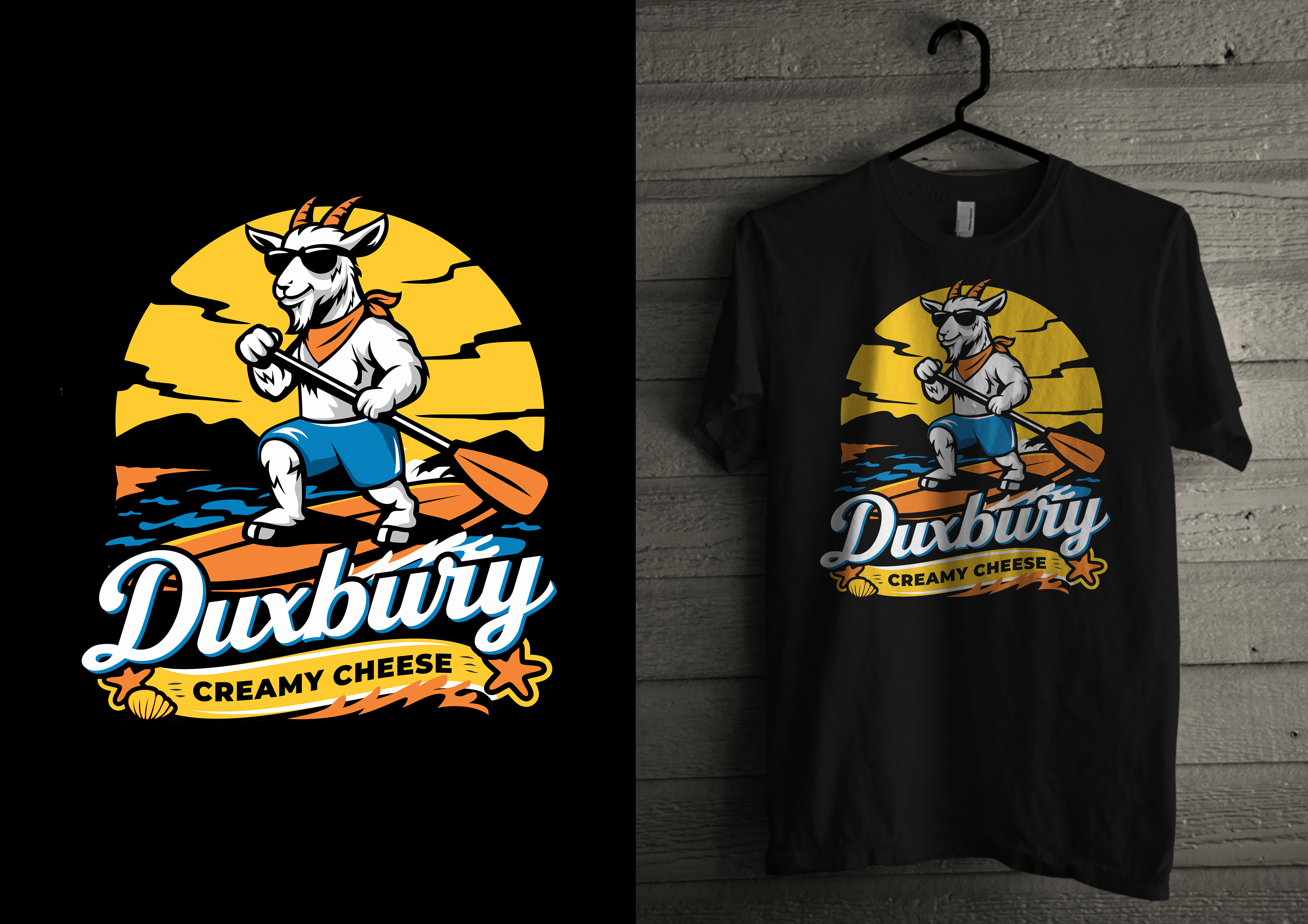T-shirt Design by denuj for Duxbury Creamery LLC | Design #36811340