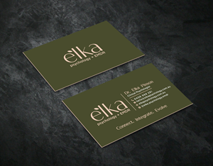 Business Card Design by Creative Moon Design for Elka Psychology + EMDR | Design: #36809620