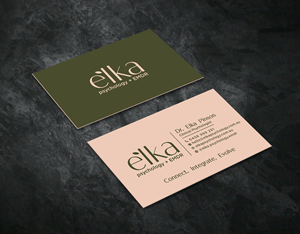 Business Card Design by Creative Moon Design for Elka Psychology + EMDR | Design: #36809623