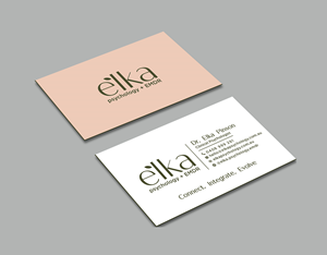 Business Card Design by Creative Moon Design for Elka Psychology + EMDR | Design: #36809626