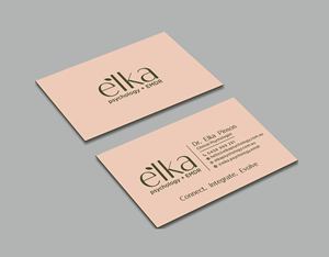 Business Card Design by Creative Moon Design for Elka Psychology + EMDR | Design: #36809627