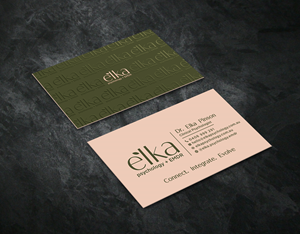Business Card Design by Creative Moon Design for Elka Psychology + EMDR | Design: #36809663