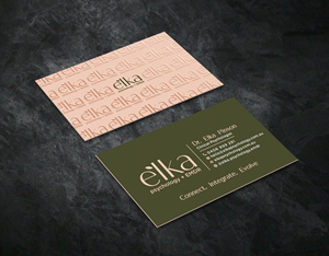 Business Card Design by Creative Moon Design for Elka Psychology + EMDR | Design: #36809664