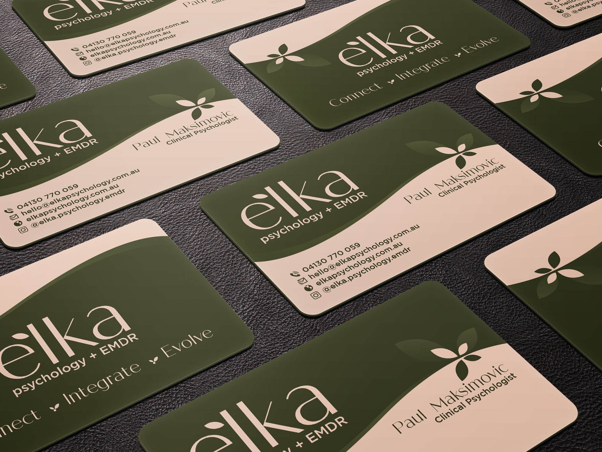 Business Card Design by Bharat Graphic for Elka Psychology + EMDR | Design #36808466