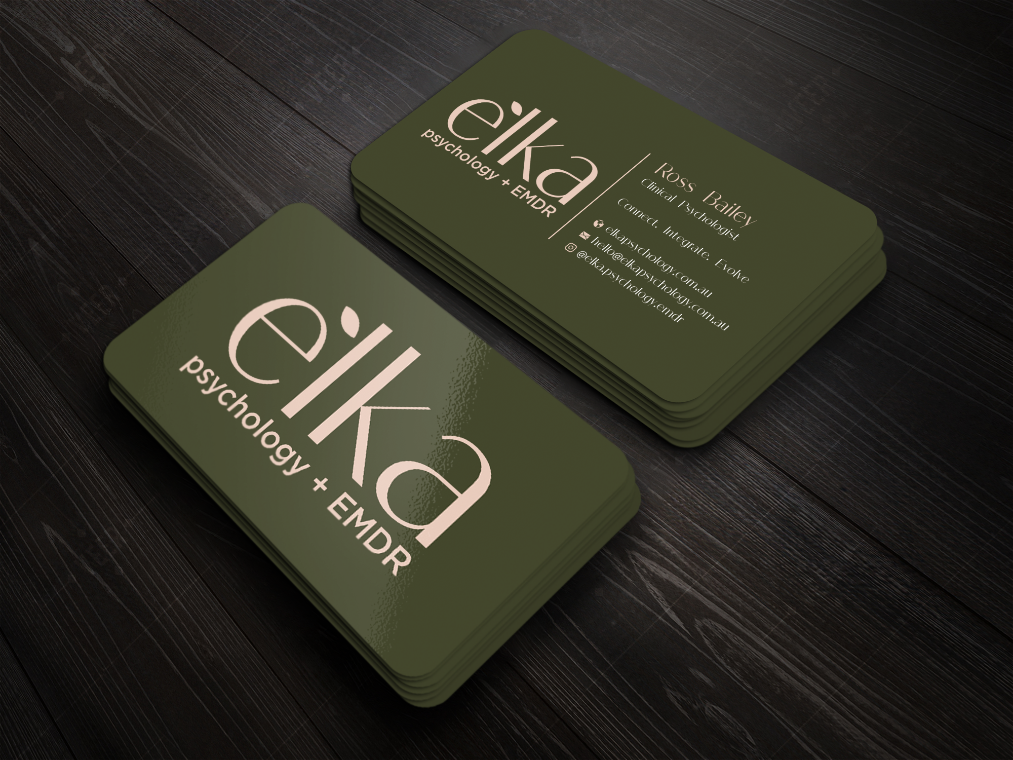 Business Card Design by Expert Bappy for Elka Psychology + EMDR | Design #36808100