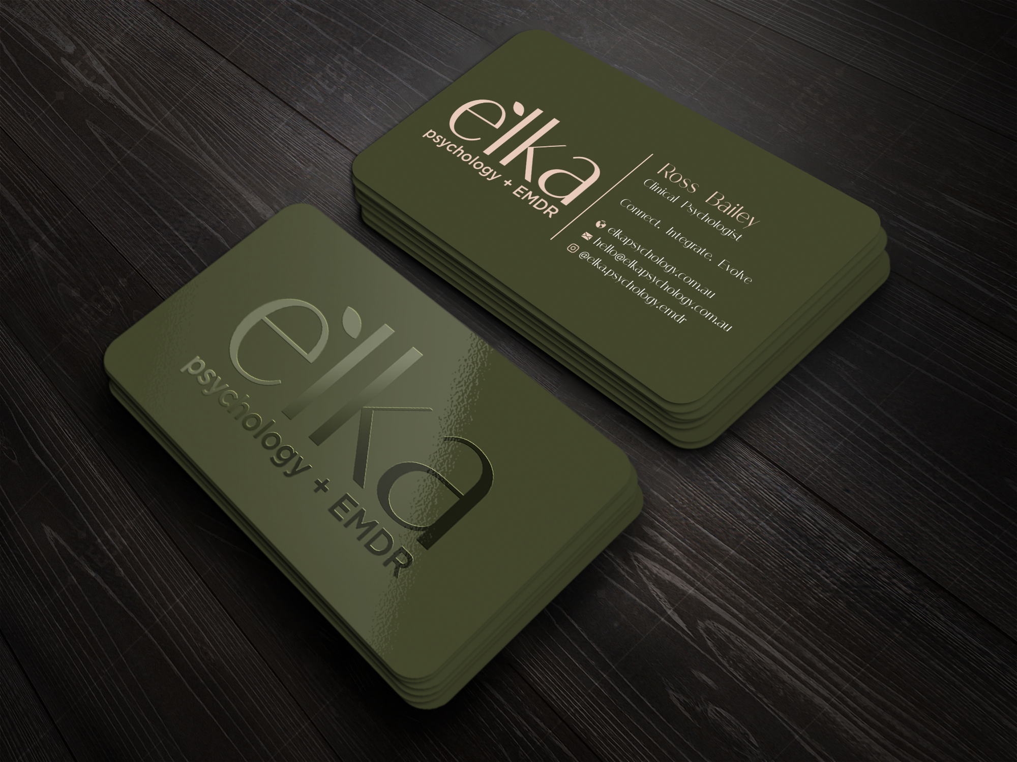 Business Card Design by Expert Bappy for Elka Psychology + EMDR | Design #36808119