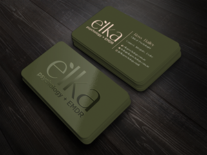 Business Card Design by Expert Bappy for Elka Psychology + EMDR | Design: #36808119