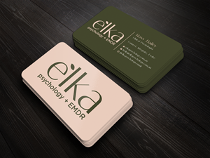 Business Card Design by Expert Bappy for Elka Psychology + EMDR | Design: #36808120