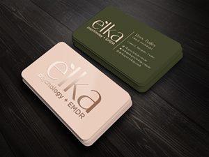 Business Card Design by Expert Bappy for Elka Psychology + EMDR | Design: #36808121