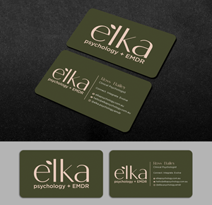 Business Card Design by Expert Bappy for Elka Psychology + EMDR | Design: #36808136