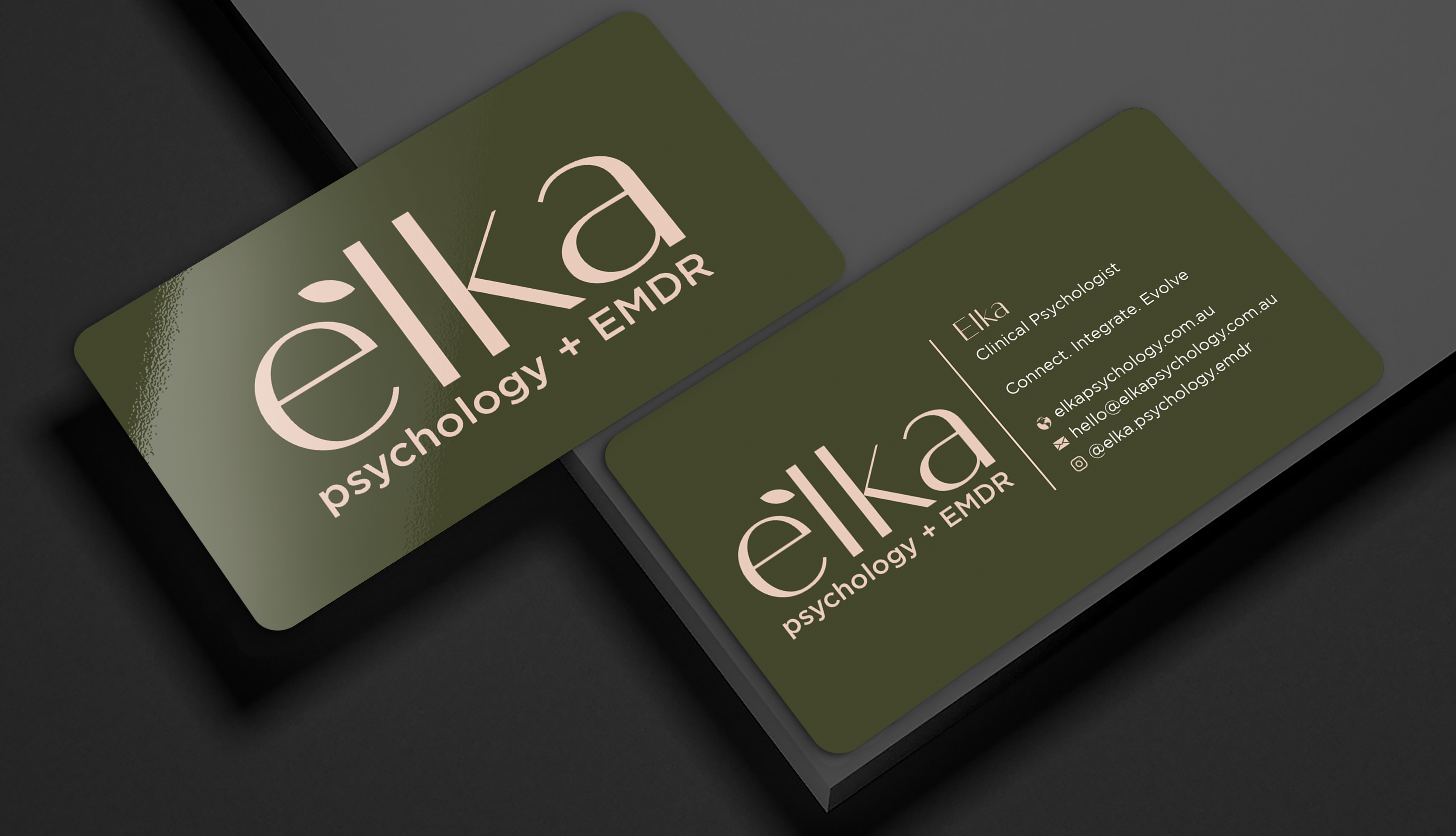Business Card Design by Expert Bappy for Elka Psychology + EMDR | Design #36808155
